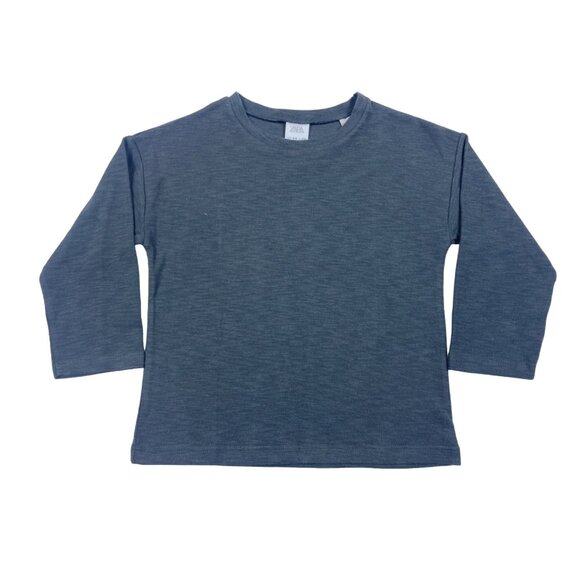 Zara Toddler Girl's Dark Gray Long Sleeve Classic Sz 4-5 (yrs) - NWT - Picture 1 of 6